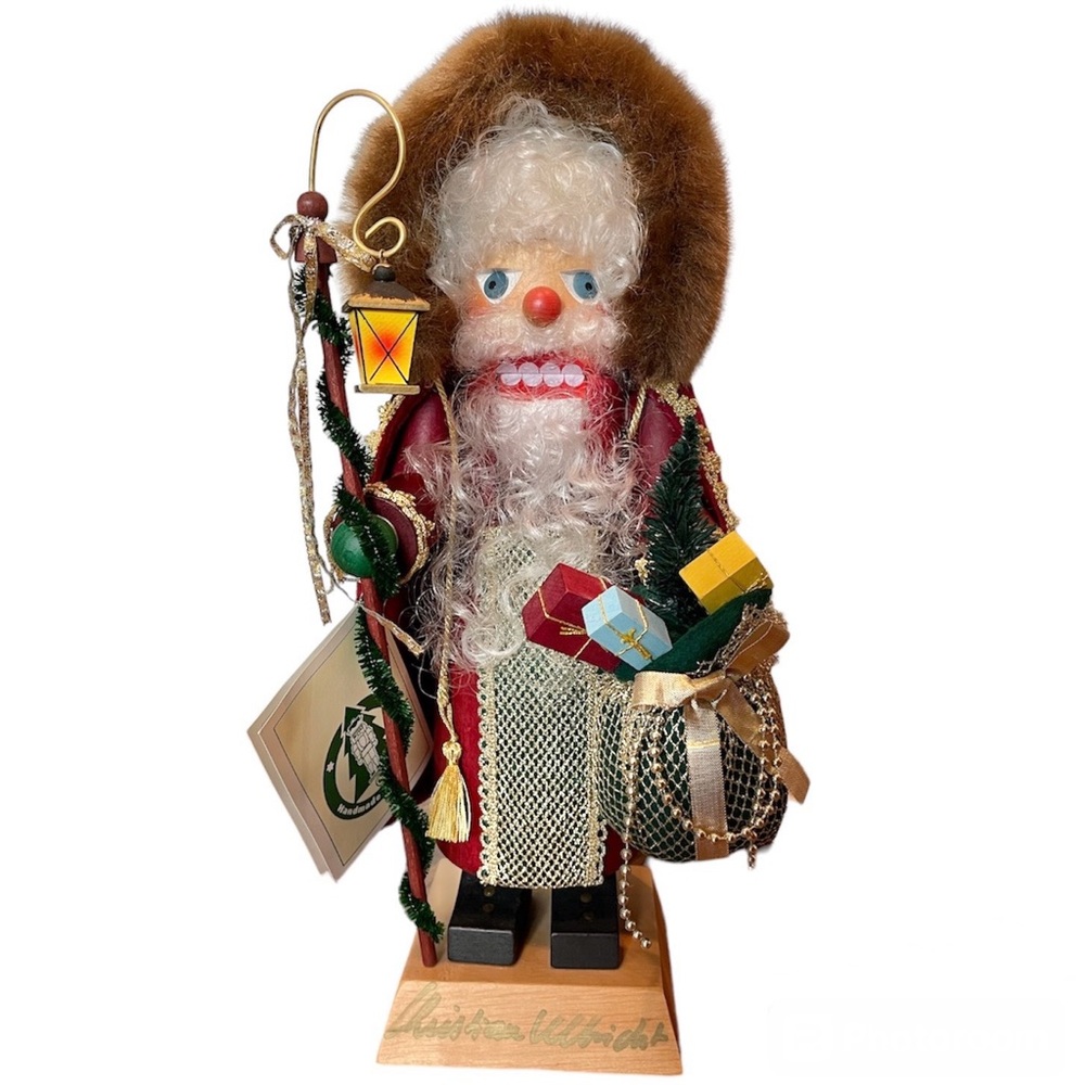 Holzkunst Christian Ulbricht “Victorian Santa” Nutcracker Numbered & Signed
